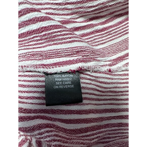 Torrid Rayon Crepe Button Front Short Sleeve Blouse Size 3X - Picture 6 of 8